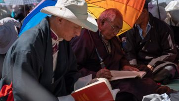 Teachings at Shewatsel Conclude with Longevity Empowerment