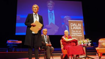 Speaking about ‘Art of Happiness and Peace’ at Invitation of IM