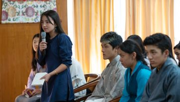 Conversation with Students from Woodstock School