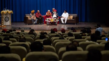 Speaking about Compassion at Guru Nanak College
