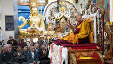 Prayers for His Holiness the Dalai Lama’s Long Life Offered by Retired CTA Staff