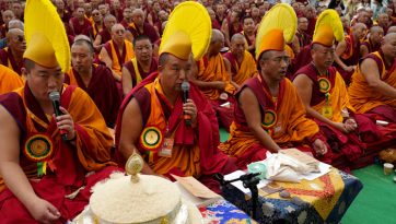 Inaugurating Drepung Gomang Monastery’s New Debate Yard