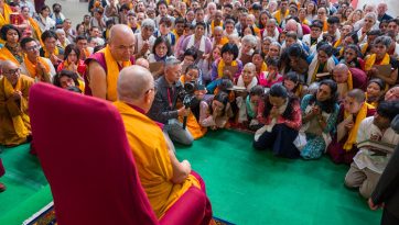 Addressing Students of Tibet House, New Delhi
