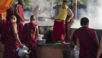 Day Two of Teachings at Ganden Jangtse - Mundgod, Karnataka, India