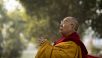 Prayers at the Mahabodhi Stupa