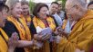 Teaching at Samstanling Monastery